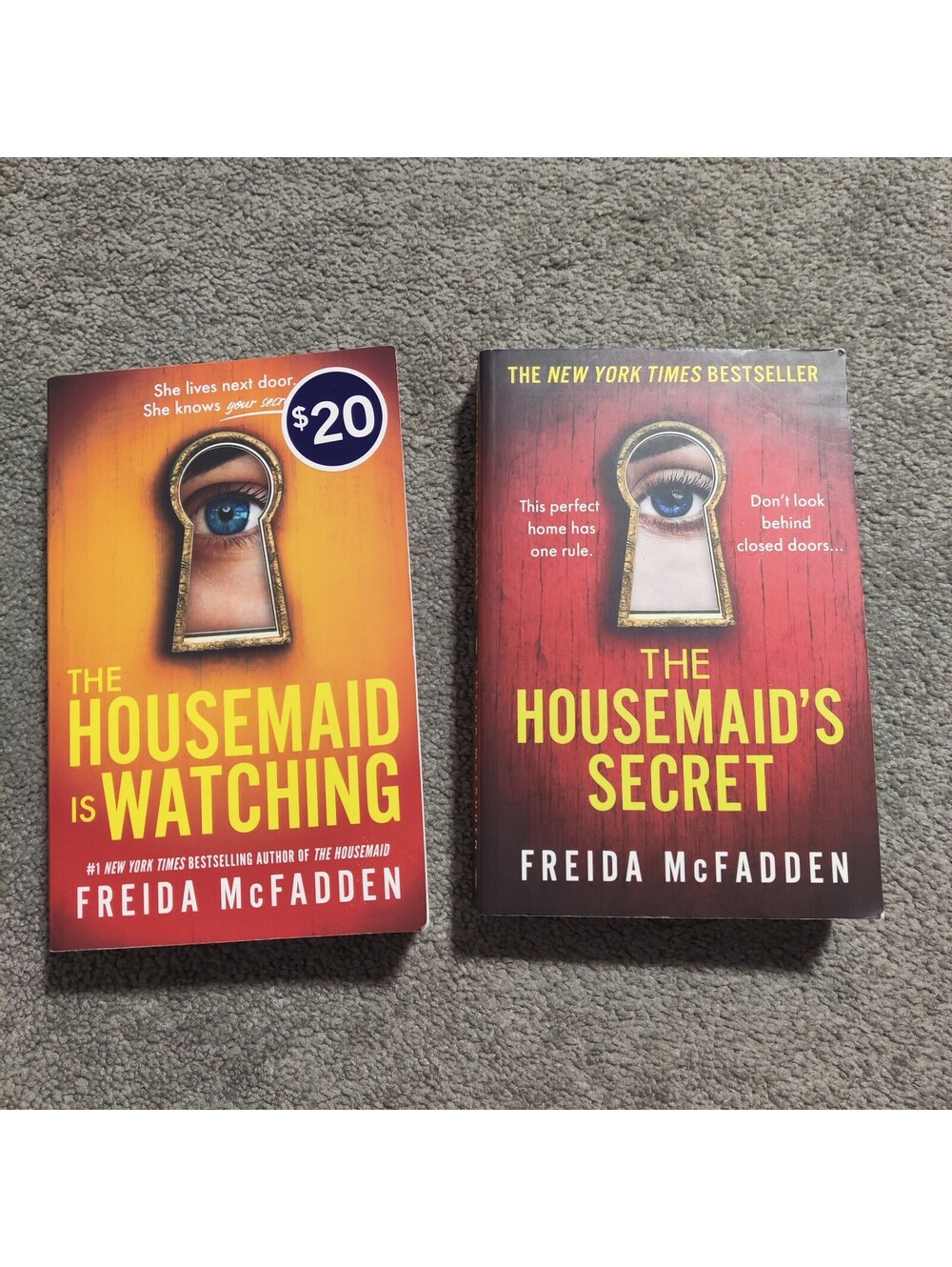 Freida McFadden The Housemaid Series 2 Book Lot Secret & Watching Paperbacks